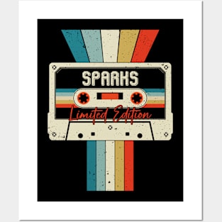 Graphic Sparks Proud Name Cassette Tape Vintage Birthday Gifts Posters and Art